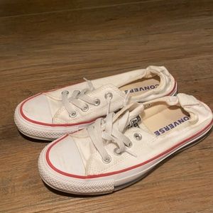 white low rise converse!